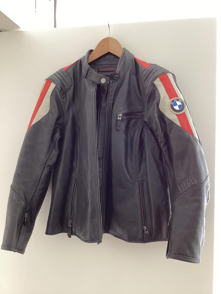 BMW Jack Club leder dames , maat L, Motoren, Ophalen, Jas | leer, BMW MOTORRAD KLEDING, Dames