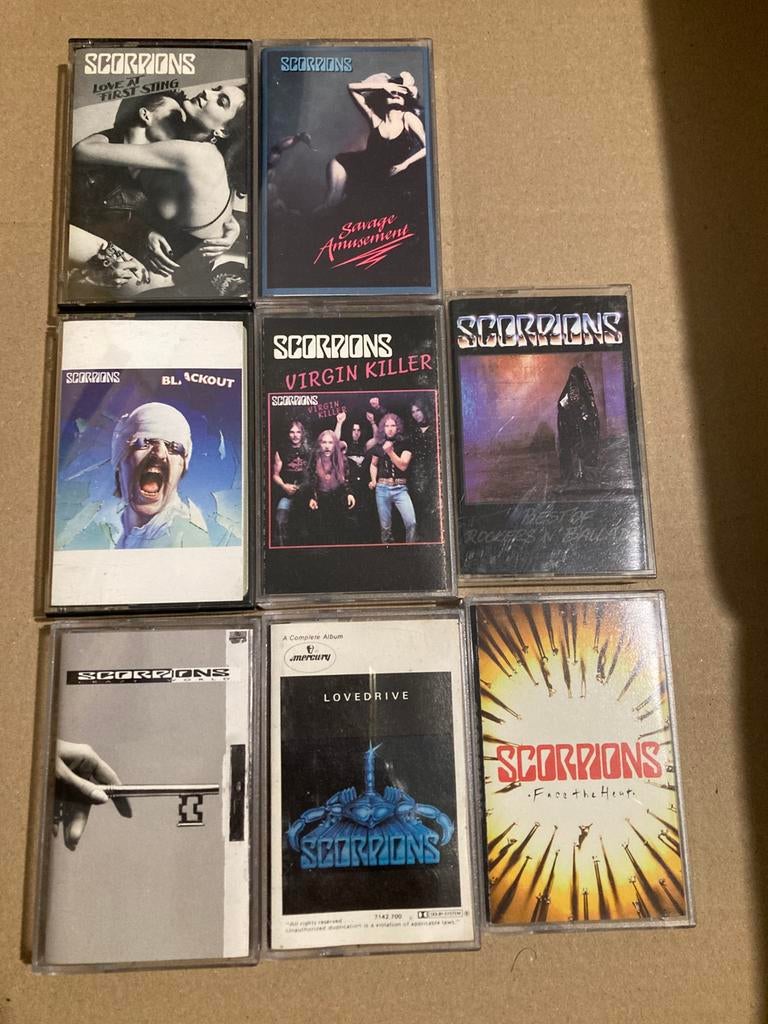 Scorpions cassette bandjes, Cd's en Dvd's, Ophalen of Verzenden, Zo goed als nieuw