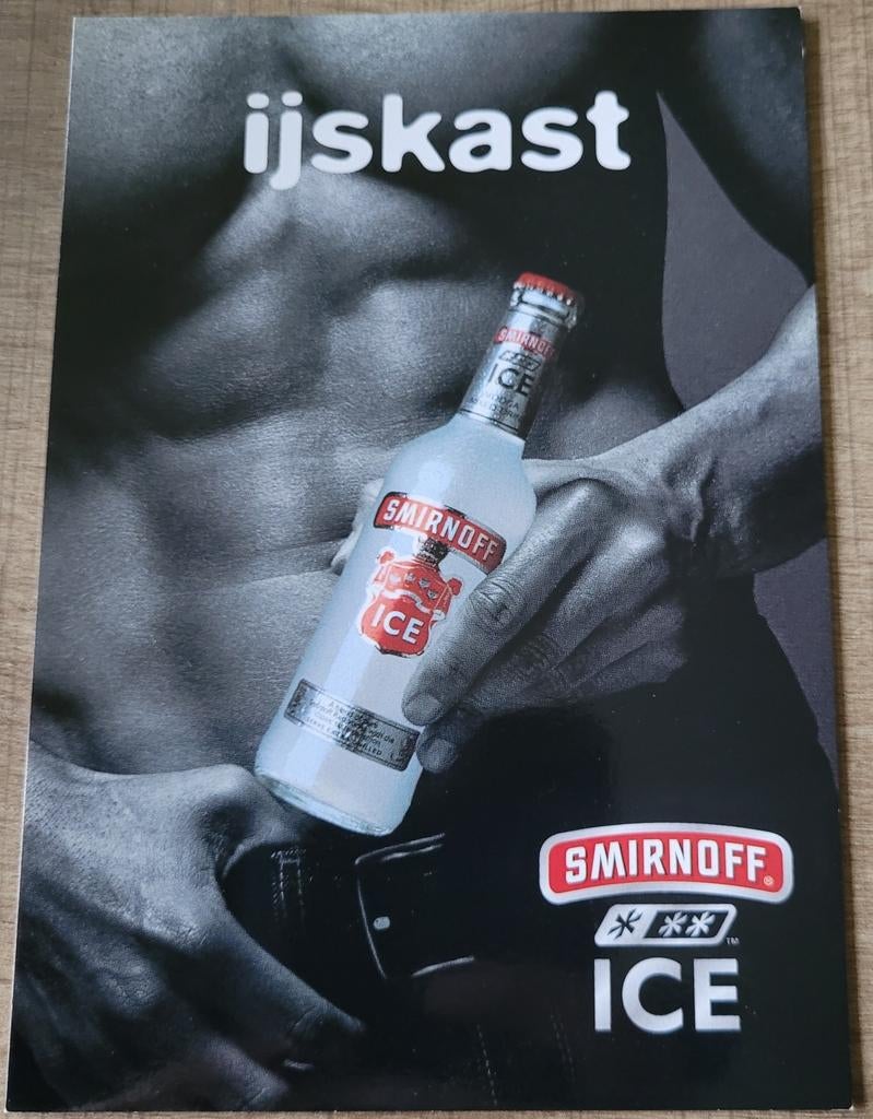 Reclamekaart/ postkaart: Smirnoff Ice, Enlèvement ou Envoi, Comme neuf, Autres types