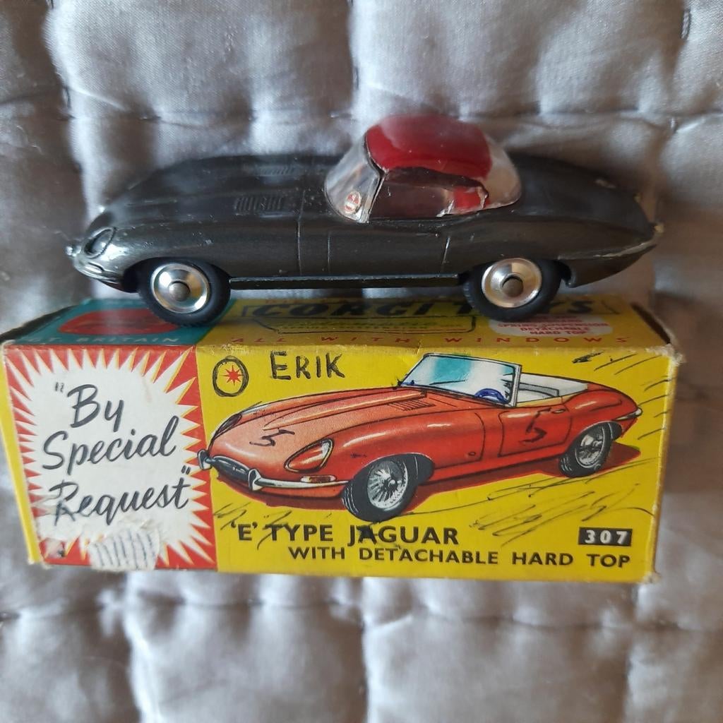 CORGI nr.307 : JAGUAR E-type *VINTAGE*NEW*, Ophalen, Nieuw, Auto, Corgi