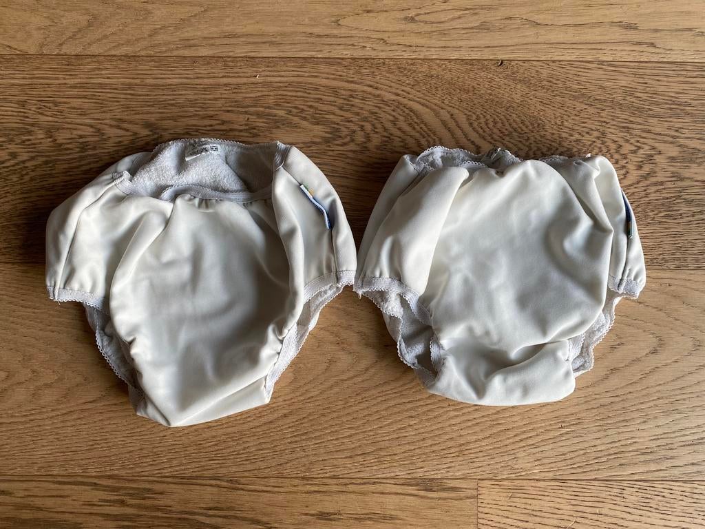 2 wasbare katoenen oefenbroekjes - maat XL, Kinderen en Baby's, Ophalen of Verzenden, Zo goed als nieuw