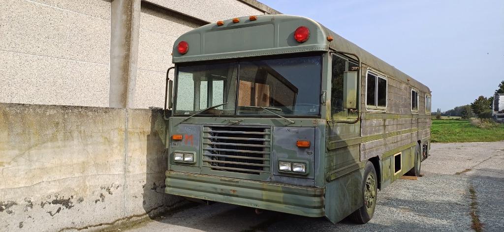 Schoolbus à aménager, tiny/hébergement insolite, Autos, Camionnettes & Utilitaires, Autres marques, Achat, 999 g/km, Autre