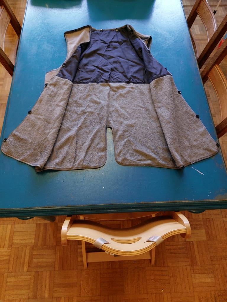 Gilet doublé, Porté