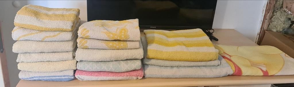 Sponshanddoeken, Huis en Inrichting, Badkamer | Badtextiel en Accessoires, Ophalen, Gebruikt