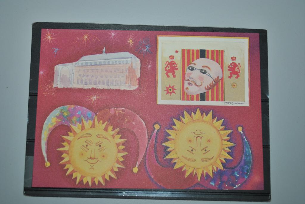 Belgique 1995 Carnaval Binche Projet non adopté, Envoi, Non oblitéré, Europe