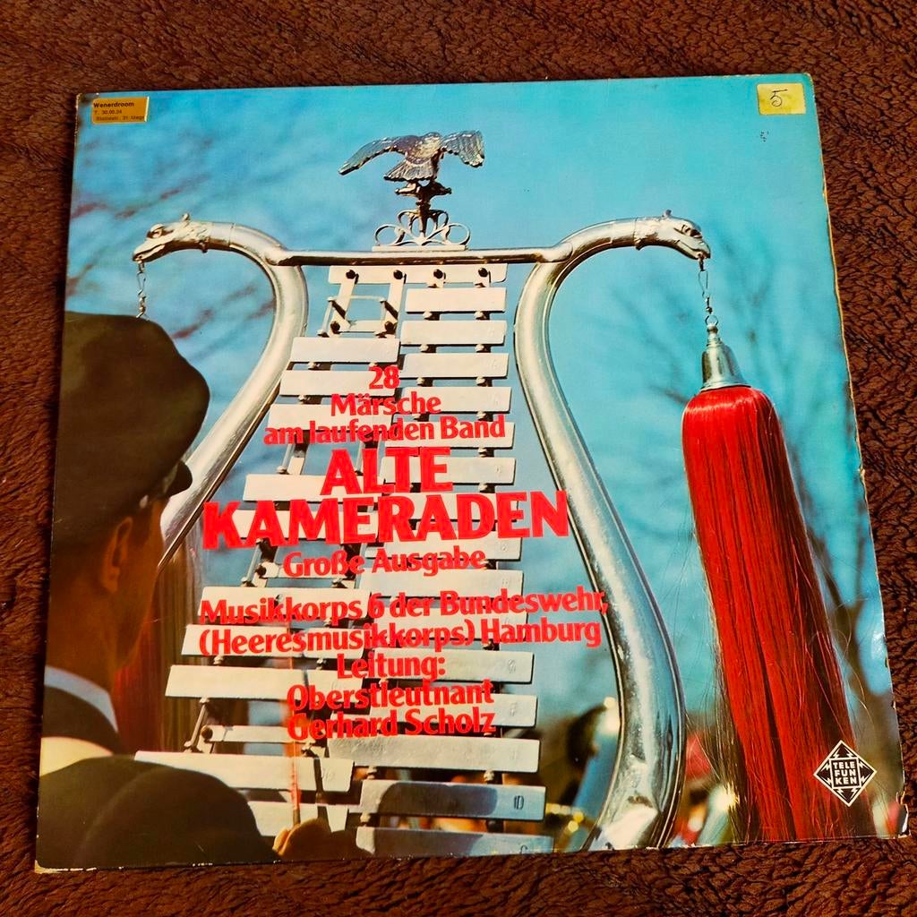 Vinyl LP Alte Kameraden Brass Military Pop Muziekkorps, Ophalen of Verzenden, 12 inch