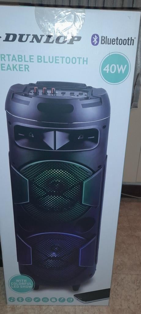 Dunlop Bluetooth speaker, Audio, Tv en Foto, Karaoke-apparatuur, Ophalen, Nieuw