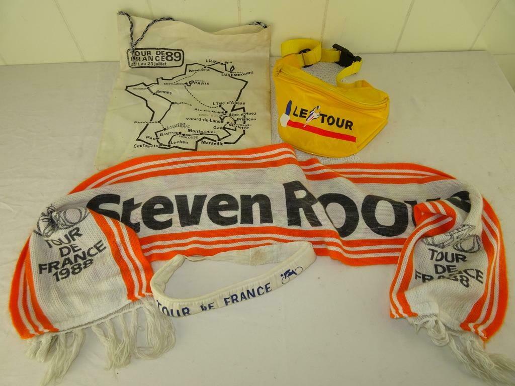 Collectie Tour de France objecten memorabilia circa 1986 wow, Antiek en Kunst, Curiosa en Brocante, Ophalen of Verzenden