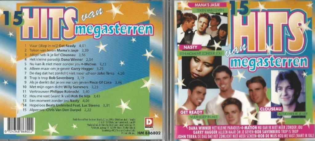 CD * 15 HITS VAN MEGA STERREN - Vol. 2, Ophalen of Verzenden, Zo goed als nieuw