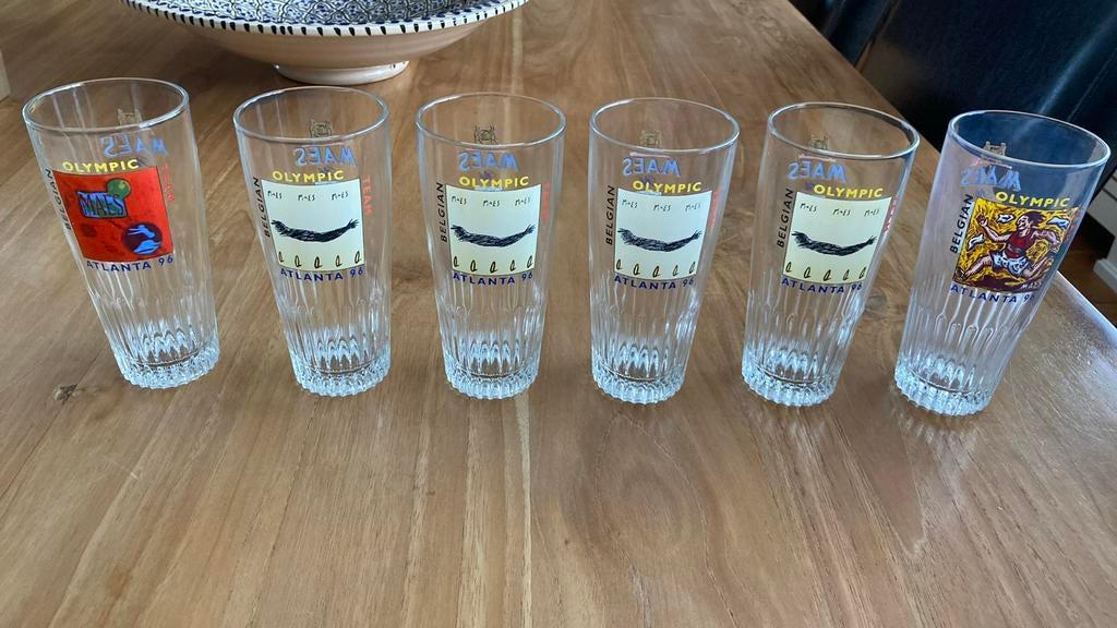 Bierglazen Maes, Verzamelen, Ophalen of Verzenden, Zo goed als nieuw