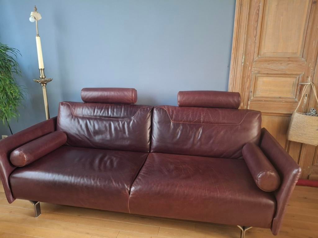 Twee Natuzzi-banken, Ophalen, Zo goed als nieuw, Leer
