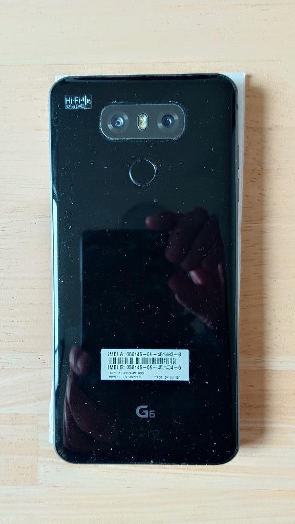 Smartphone LG G6 - 64 giga - Hifi DAC, Télécoms, Classique ou Candybar, 6 mégapixels ou plus, Enlèvement, Utilisé