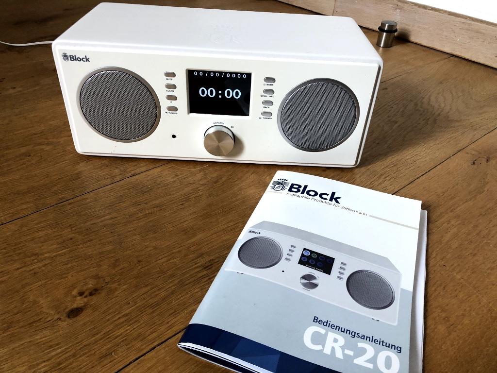 Block Radio Internet DAB+ CR20, TV, Hi-fi & Vidéo, Radios, Comme neuf, Radio, Enlèvement