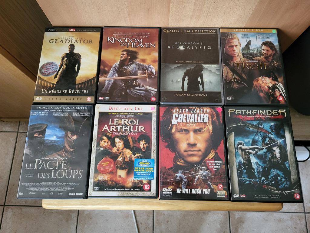 Lot DVD films d’aventure / péplums / historiques, Cd's en Dvd's, Dvd's | Avontuur, Ophalen