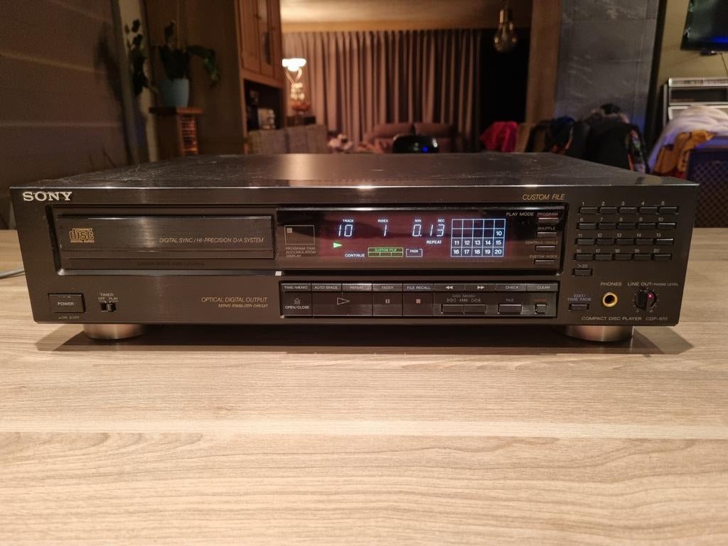Cdspeler, Ophalen, Gebruikt