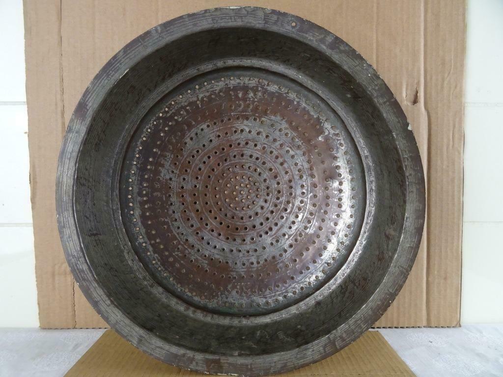 Tamis antique tamis en cuivre antique antique 35,5 cm vers 1, Enlèvement ou Envoi