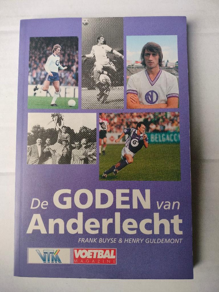 Les dieux d'Anderlecht - Frank Buyse (1995), Livres, Livres de sport, Comme neuf, Sport de ballon, Enlèvement ou Envoi