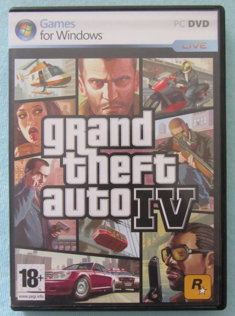 Grand Theft Auto 4 - voor Windows - PC DVD, Ophalen of Verzenden, Zo goed als nieuw, Racen en Vliegen, Vanaf 18 jaar