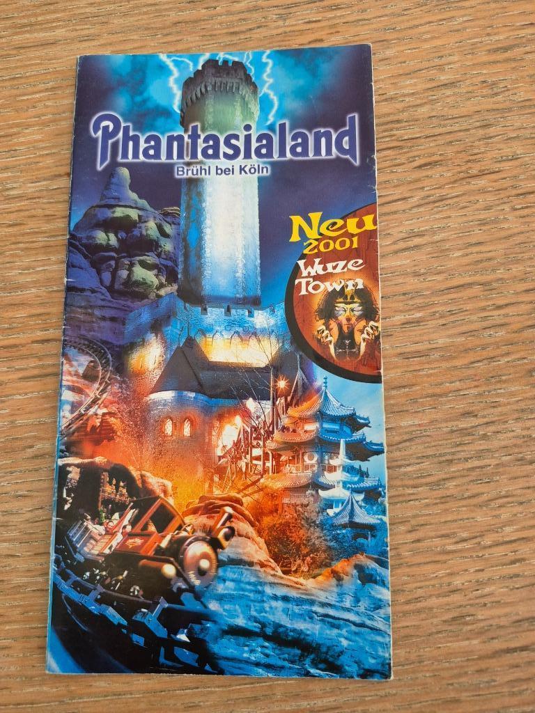 Folder Phantasialand 2001, Verzamelen, Ophalen of Verzenden, Zo goed als nieuw