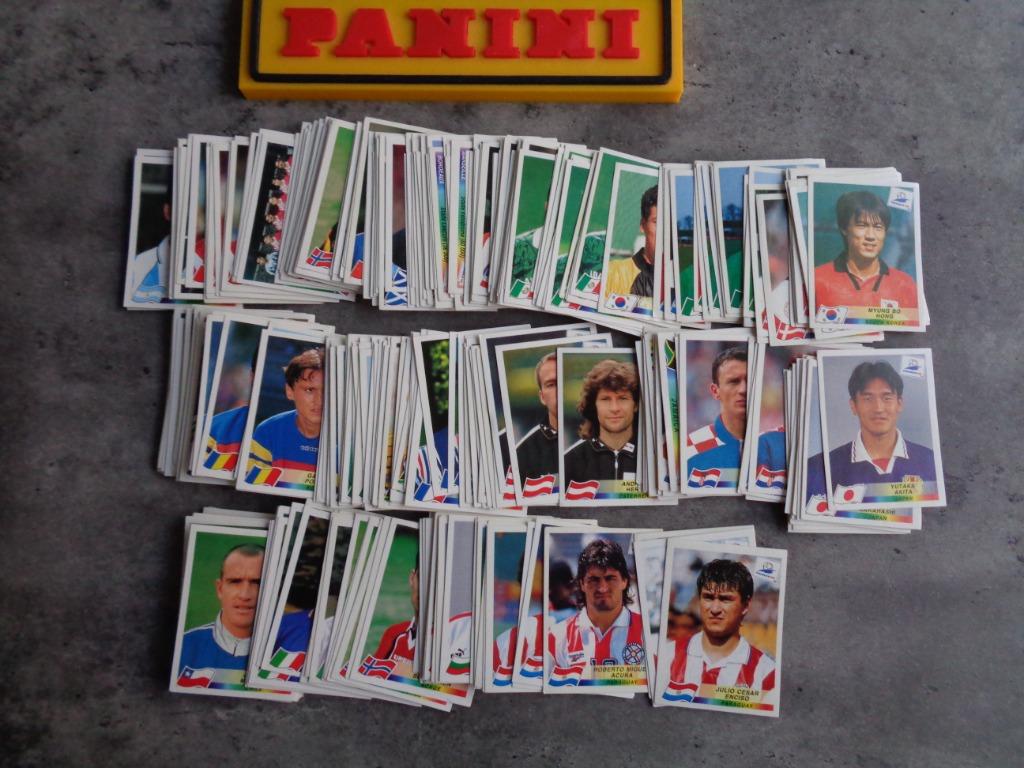 PANINI VOETBAL STICKERS WORLD CUP FRANCE 98 392X 1998, Verzenden, Zo goed als nieuw