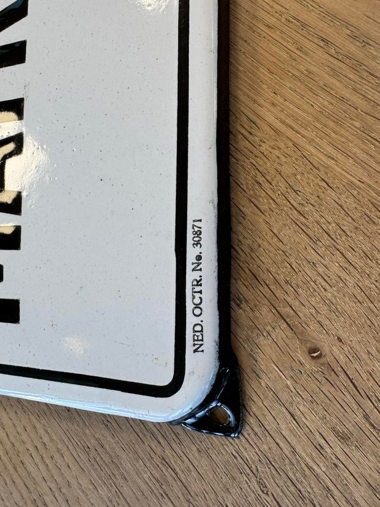 Plaque ancienne en émail MATRACON, Enlèvement ou Envoi