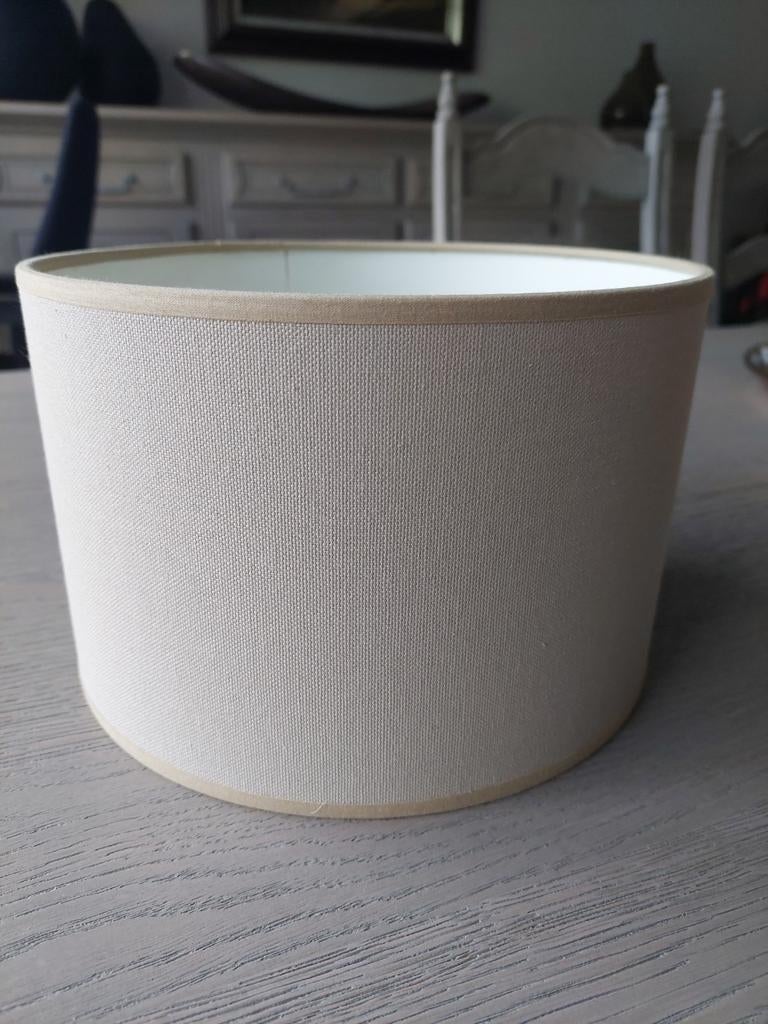 Lampenkap beige, Ophalen of Verzenden, Zo goed als nieuw, Beige