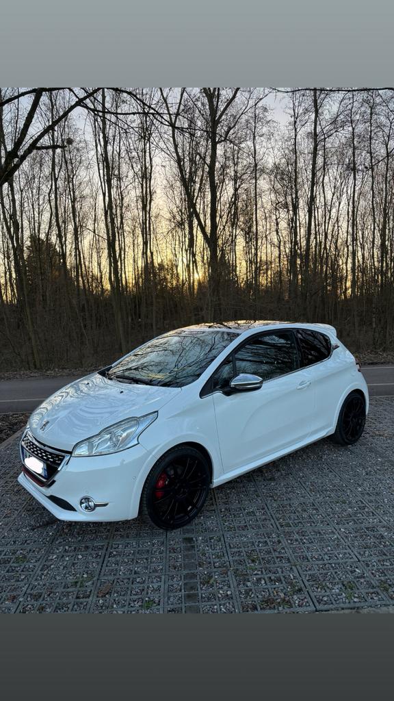 208 GTI, Auto's, Voorwielaandrijving, Zwart, Leder en Stof, Wit