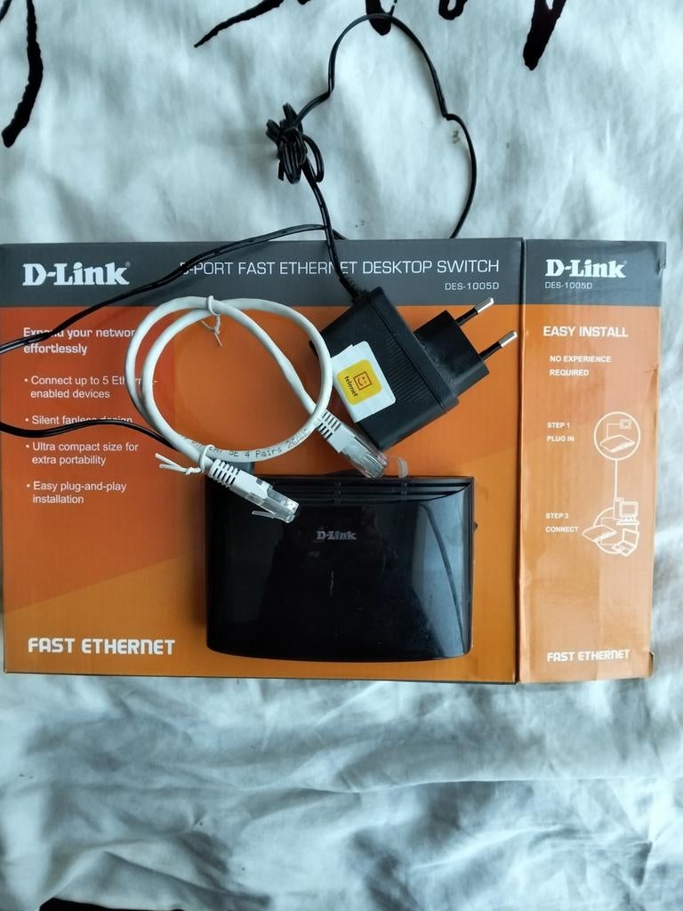 Router D-Link DES-1005D, Computers en Software, Ophalen of Verzenden, Refurbished