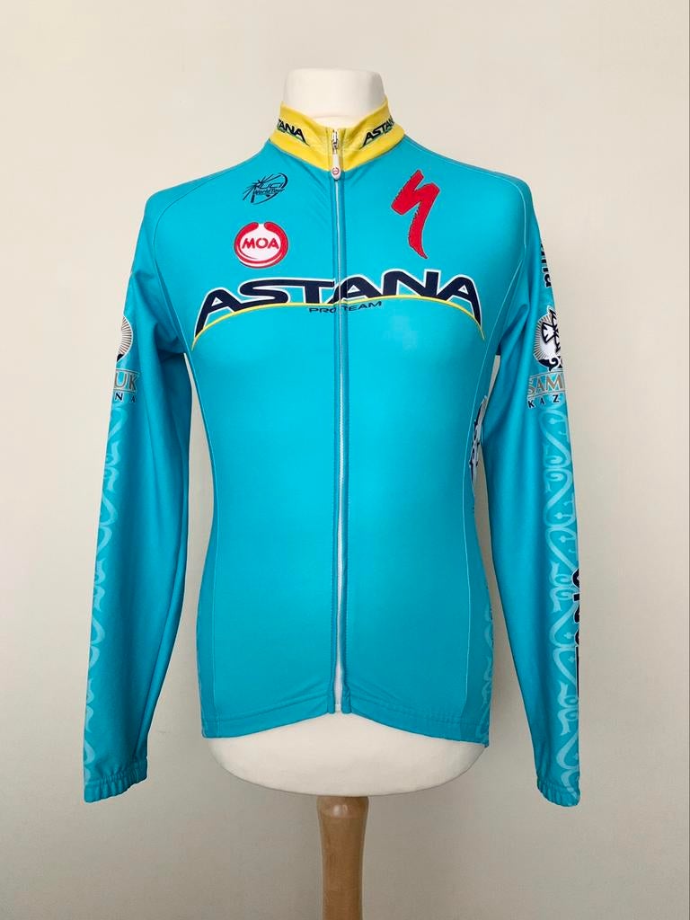 Astana 2015 worn by Lieuwe Westra Netherlands Holland shirt, Enlèvement ou Envoi, Utilisé, Vêtements