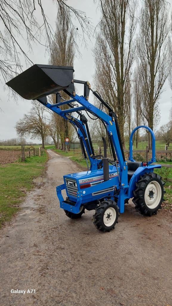 Gereviseerde minitractor iseki 20pk 4x4 met voorlader!, Zakelijke goederen, Landbouw | Tractoren, Ophalen