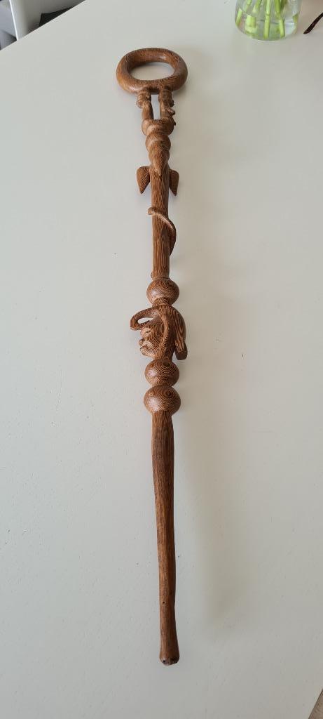 afrikaanse wandelstok, Antiek en Kunst, Ophalen of Verzenden
