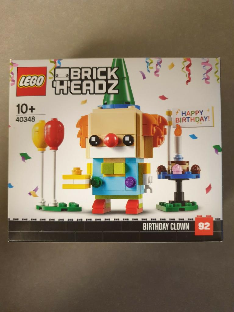 LEGO 40348 Brickheadz Birthday Clown - boîte scellée, Enlèvement ou Envoi, Neuf, Ensemble complet, Lego
