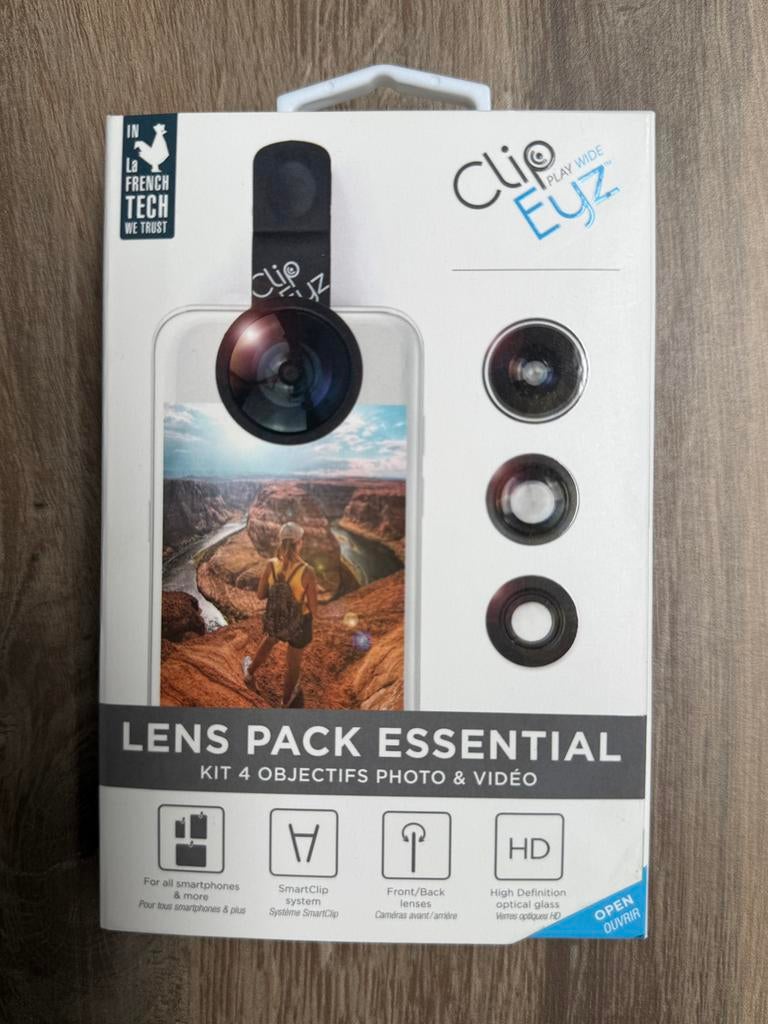 NIEUW Clip Eyz Lens pack essentials, Telecommunicatie, Mobiele telefoons | Toebehoren en Onderdelen, Ophalen, Nieuw