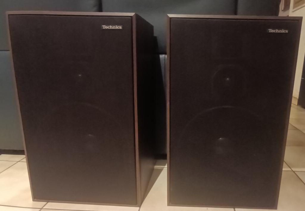 Technics 3weg speakerset, Gebruikt, 60 tot 120 watt, Front, Rear of Stereo speakers, Ophalen
