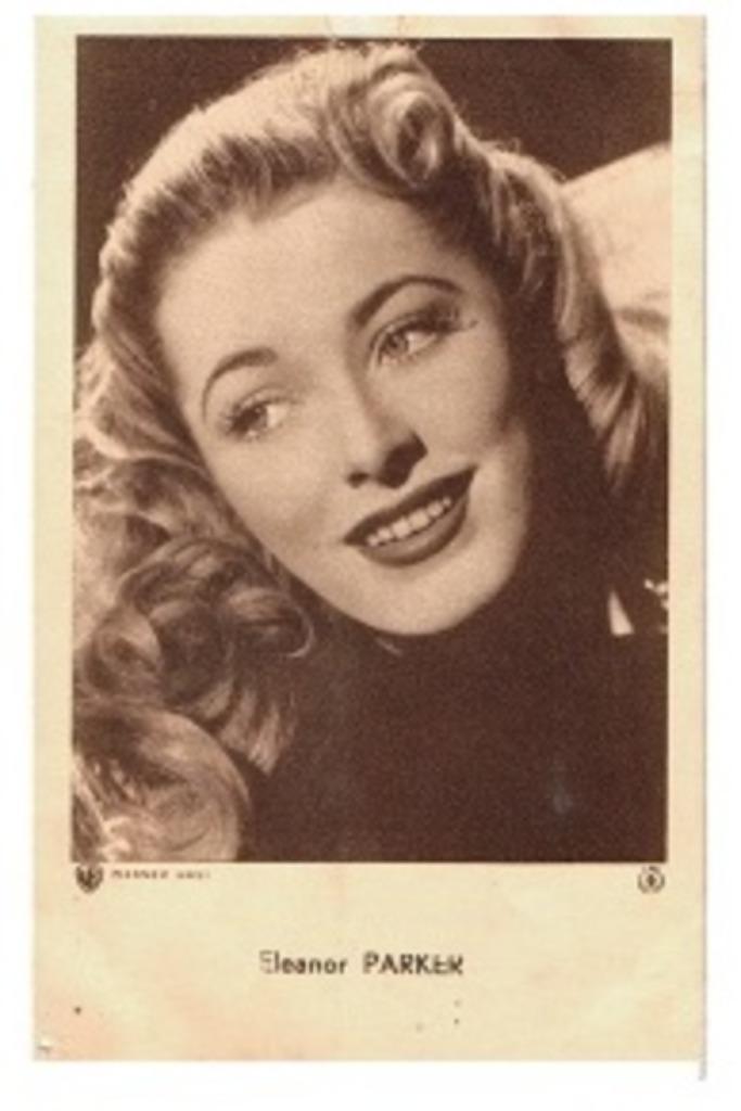 oude prentkaart Eleanor Parker, Ophalen of Verzenden