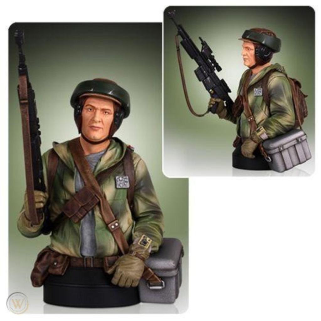 Star Wars endor rebel commando mini bust Gentle Giant, Collections, Enlèvement ou Envoi, Neuf, Statue ou Buste