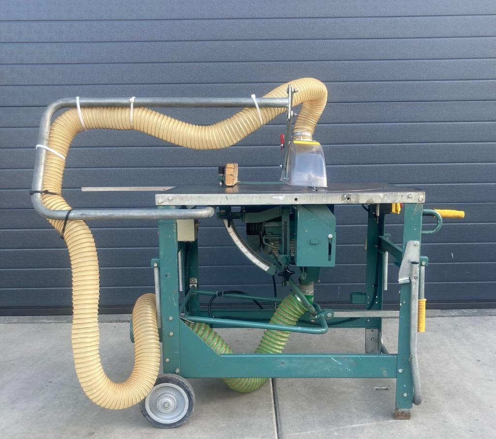 Gjerde 1603 cirkelzaagmachine/cirkelzaag/tafelzaag/bouwzaag, Doe-het-zelf en Bouw, Ophalen, Gebruikt, Cirkelzaag, 70 mm of meer