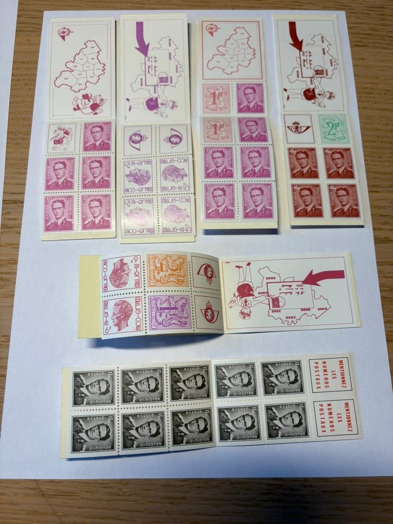 Postzegelboekjes België 11 stuks, Ophalen of Verzenden, Zonder stempel, Postfris, Postfris