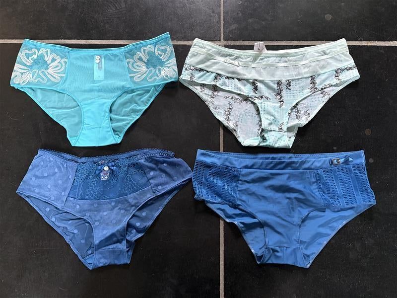 4 Nieuwe Slips - Allumette - Blauw/turquoise, Kleding | Dames, Allumette, Ophalen of Verzenden, Blauw, Slip