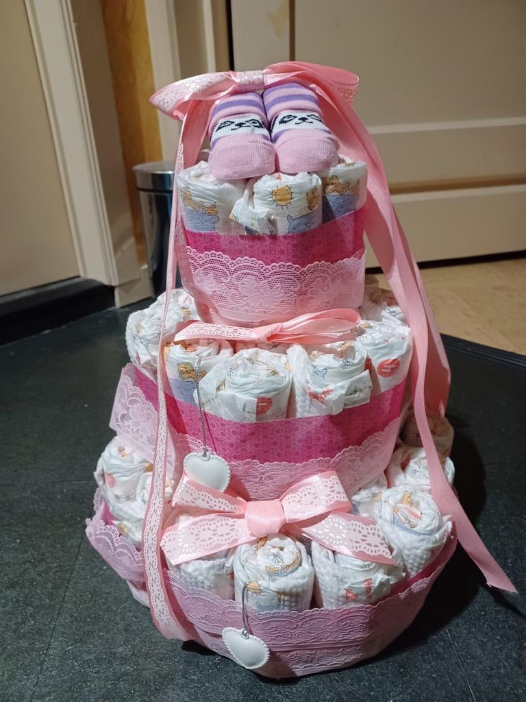 Hele grote pampertaart, Kinderen en Baby's, Ophalen of Verzenden