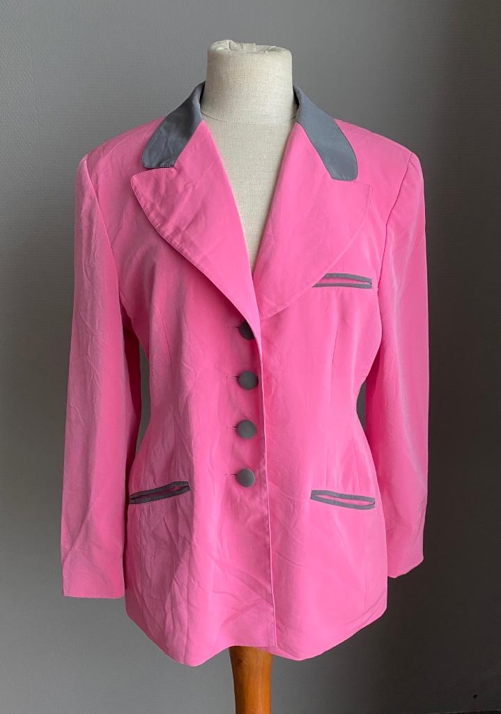 Roze blazer Jean Claire maat 38, Maat 38/40 (M), Verzenden, Zo goed als nieuw, Jean Claire