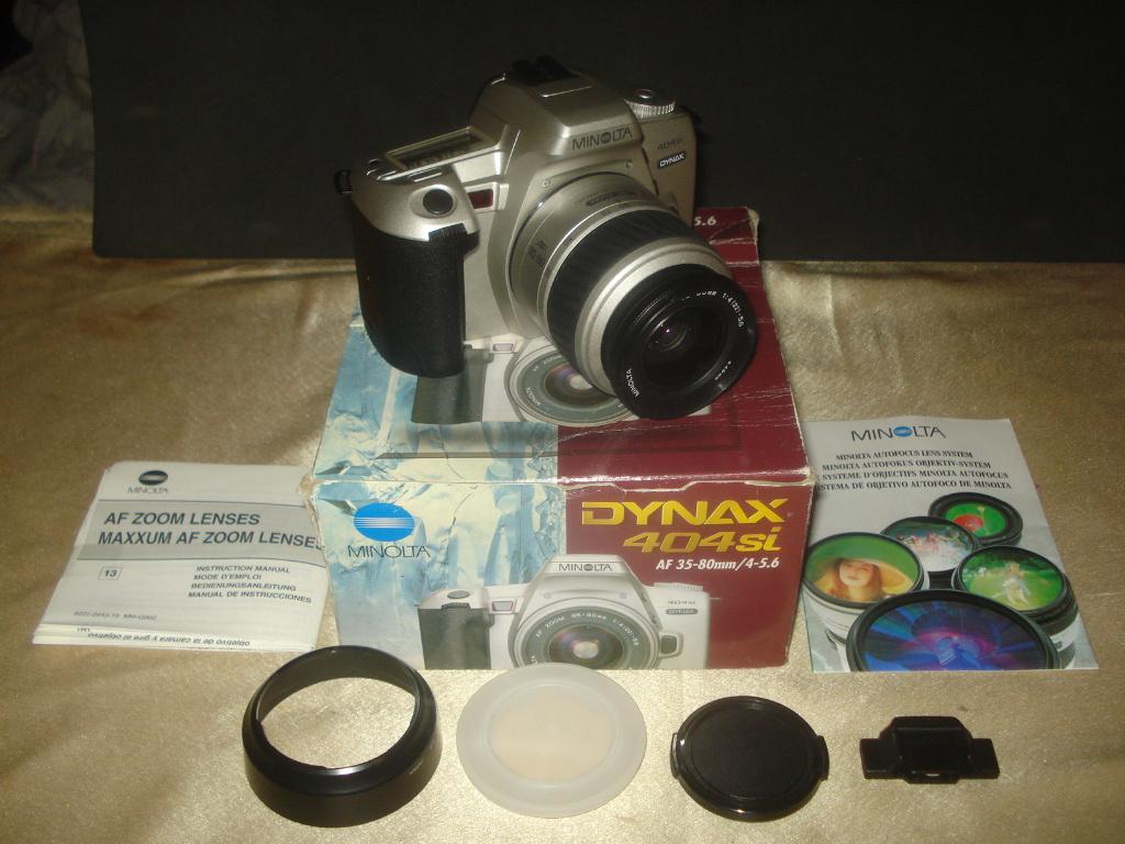 MINOLTA DYNAX 404si Autofocus + Objectif 35-80 MM NEUF, Enlèvement ou Envoi, Neuf, Reflex miroir, Minolta