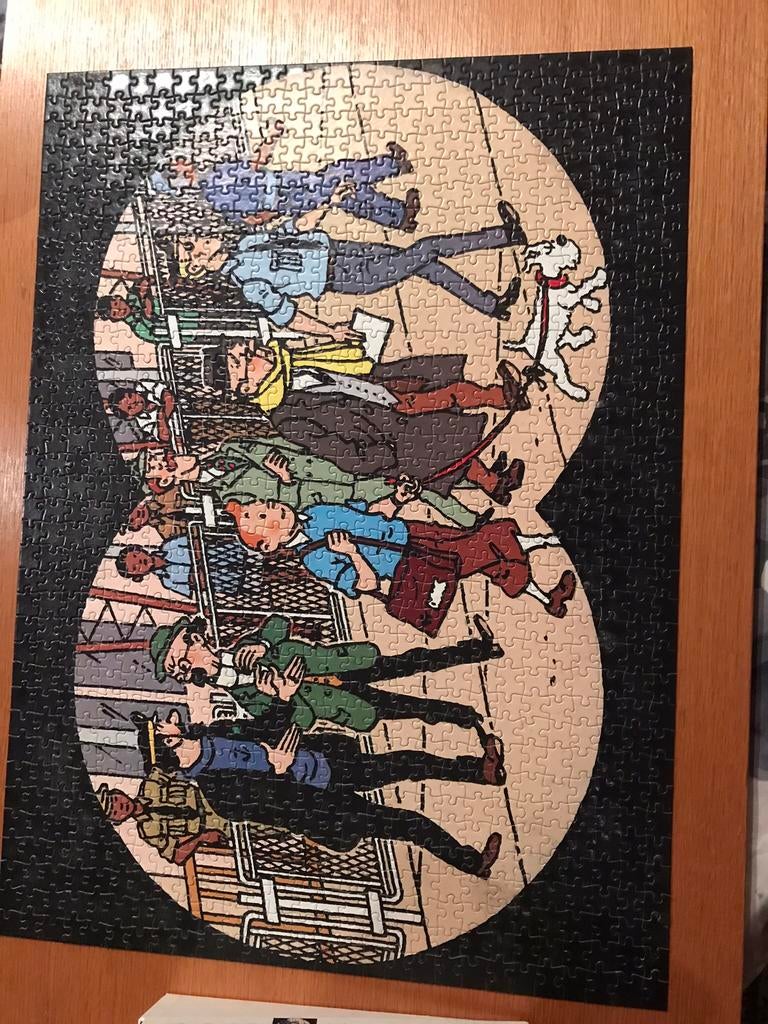 Puzzel Kuifje,1000stuks, Ophalen of Verzenden, Zo goed als nieuw