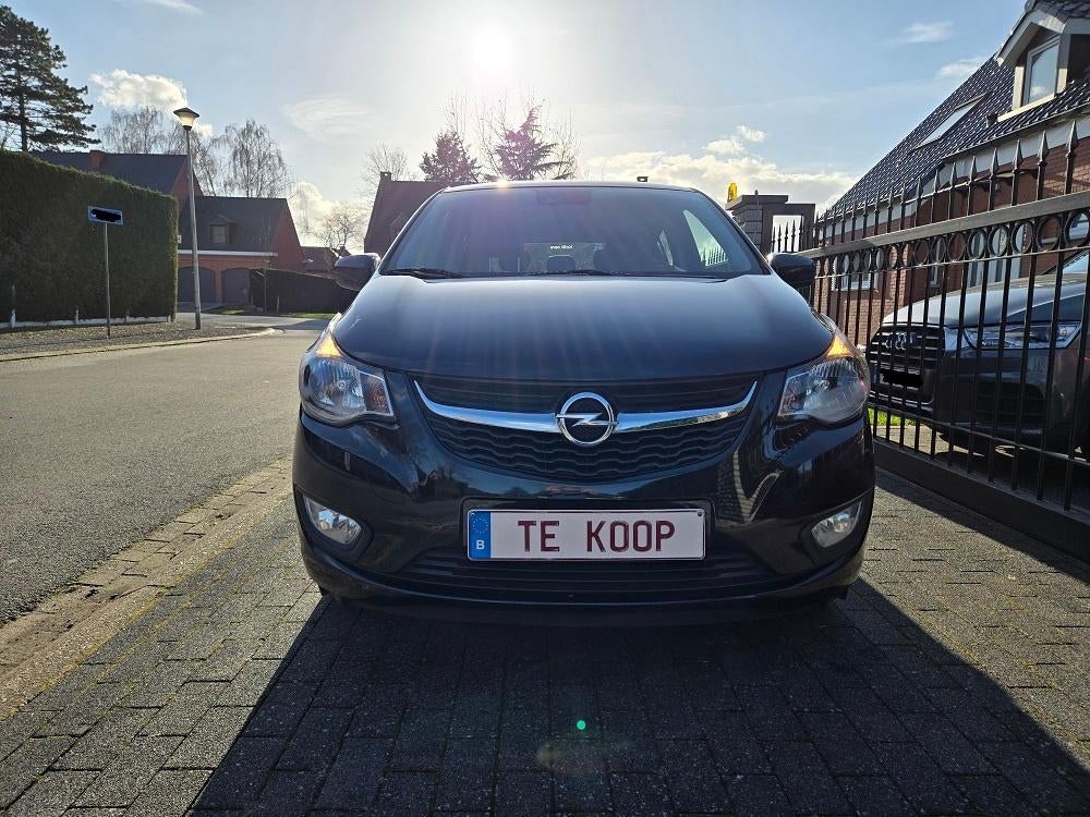 Opel Karl 1.0i, Voorwielaandrijving, Stof, Electronic Stability Program (ESP), Zwart