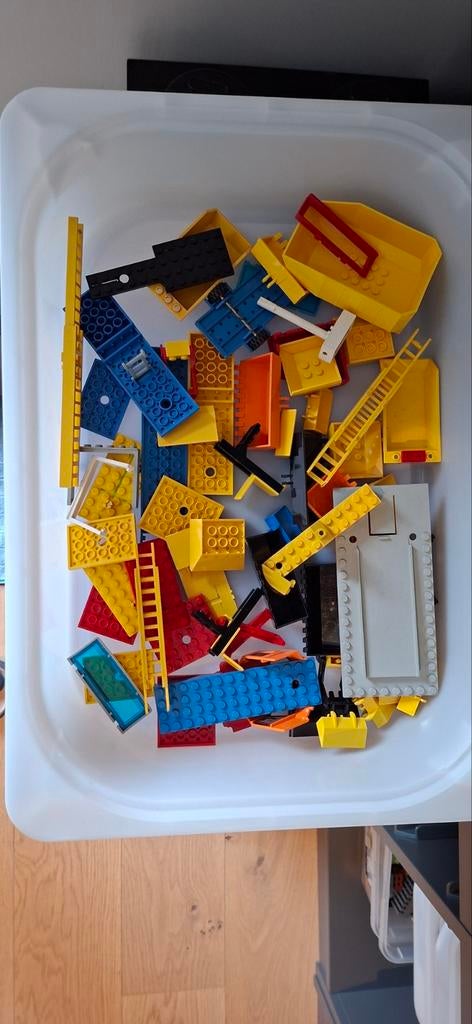 Lot oude Lego onderdelen garage,auto,.., Ophalen of Verzenden, Lego