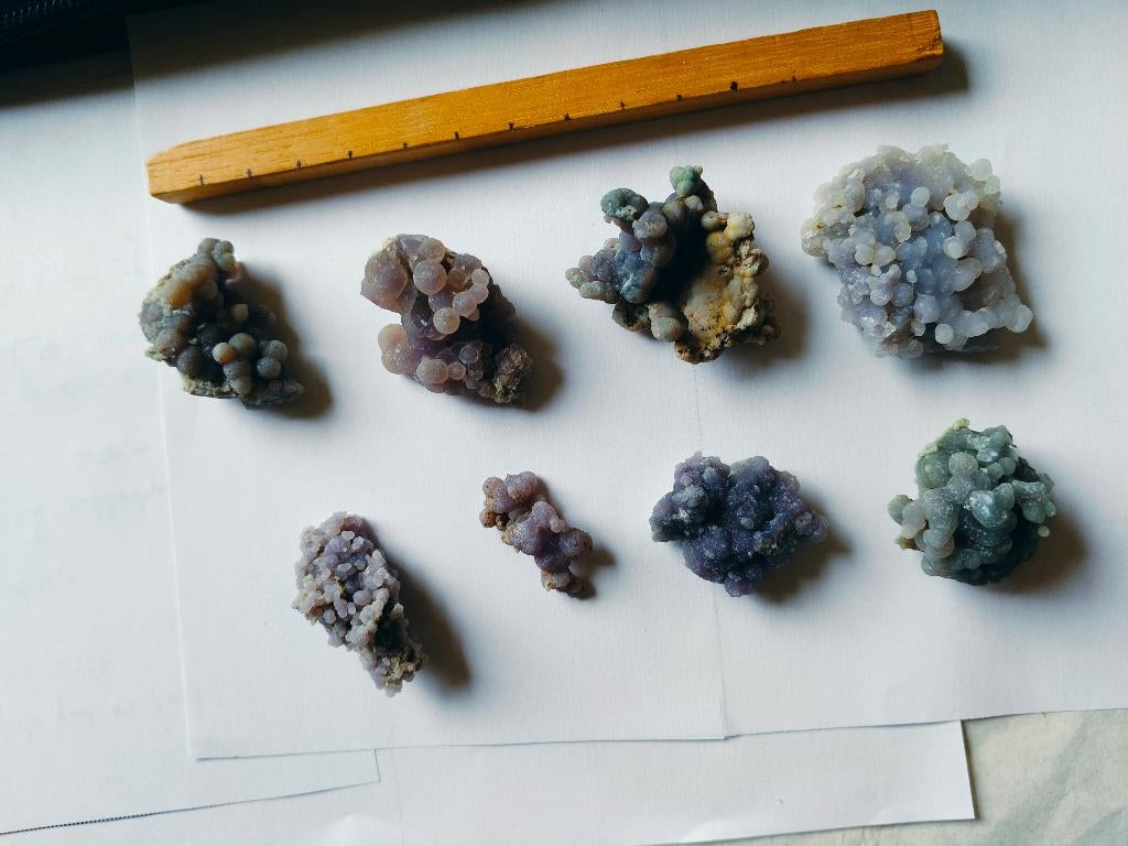 Druifagaat lot, Ophalen of Verzenden, Mineraal