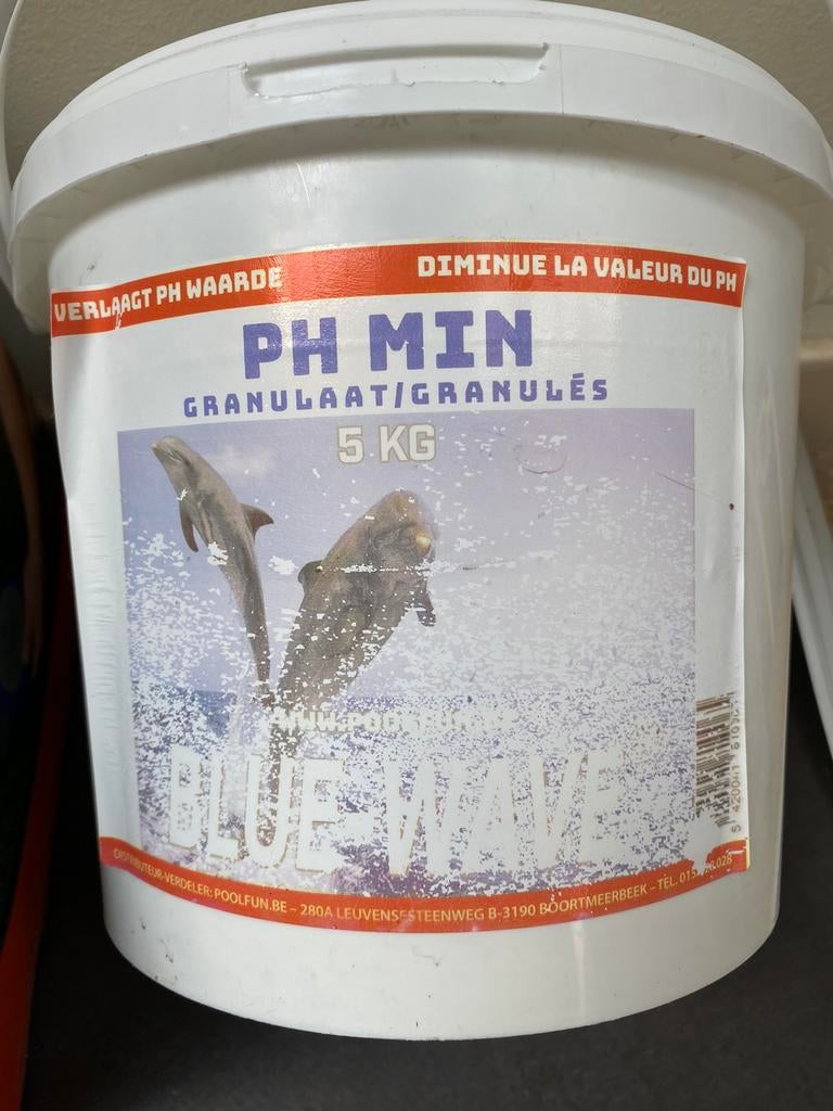 PH min granulaat 5kg voor zwembad - NIEUW ‼️🏊🏻‍♀️, Tuin en Terras, Zwembad-toebehoren, Nieuw, Reinigingsmiddel, Ophalen of Verzenden