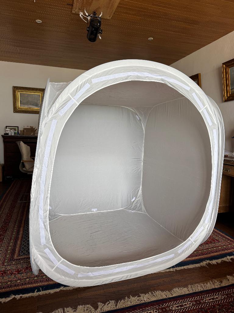 Soft Box Pop Up Light Studio Photo 150x150cm, Enlèvement ou Envoi, Comme neuf, Autres types