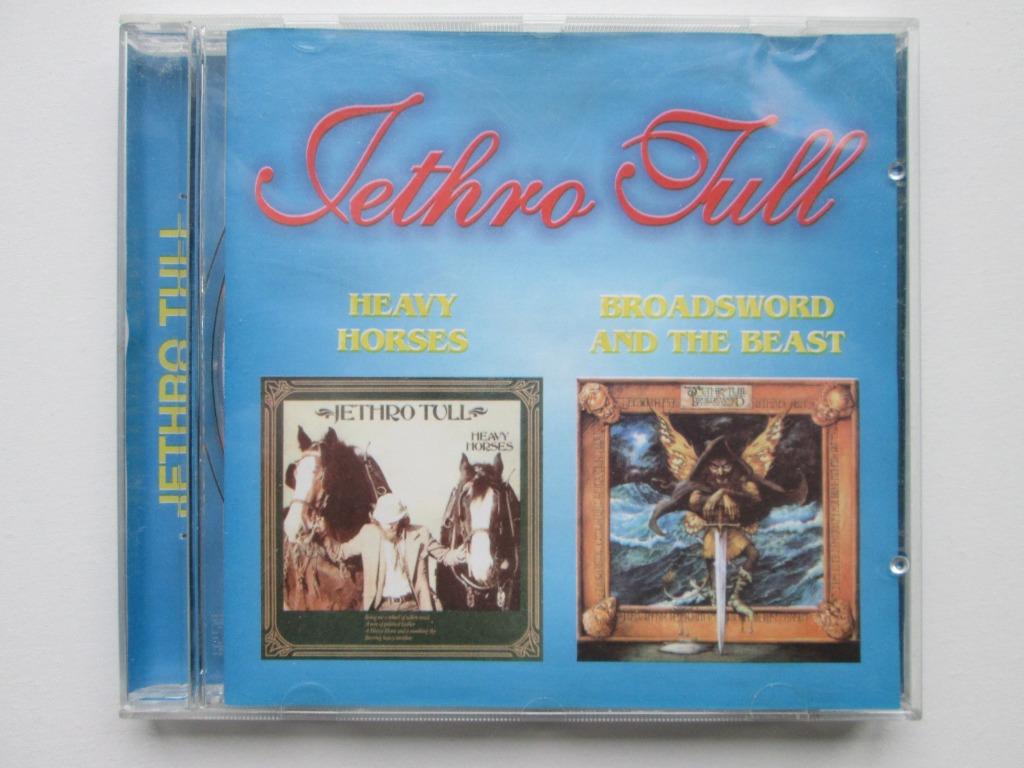 CD JETHRO TULL - HEAVY HORSES / BROADSWORD AND THE BEAST, Cd's en Dvd's, Ophalen of Verzenden, Gebruikt, Progressive