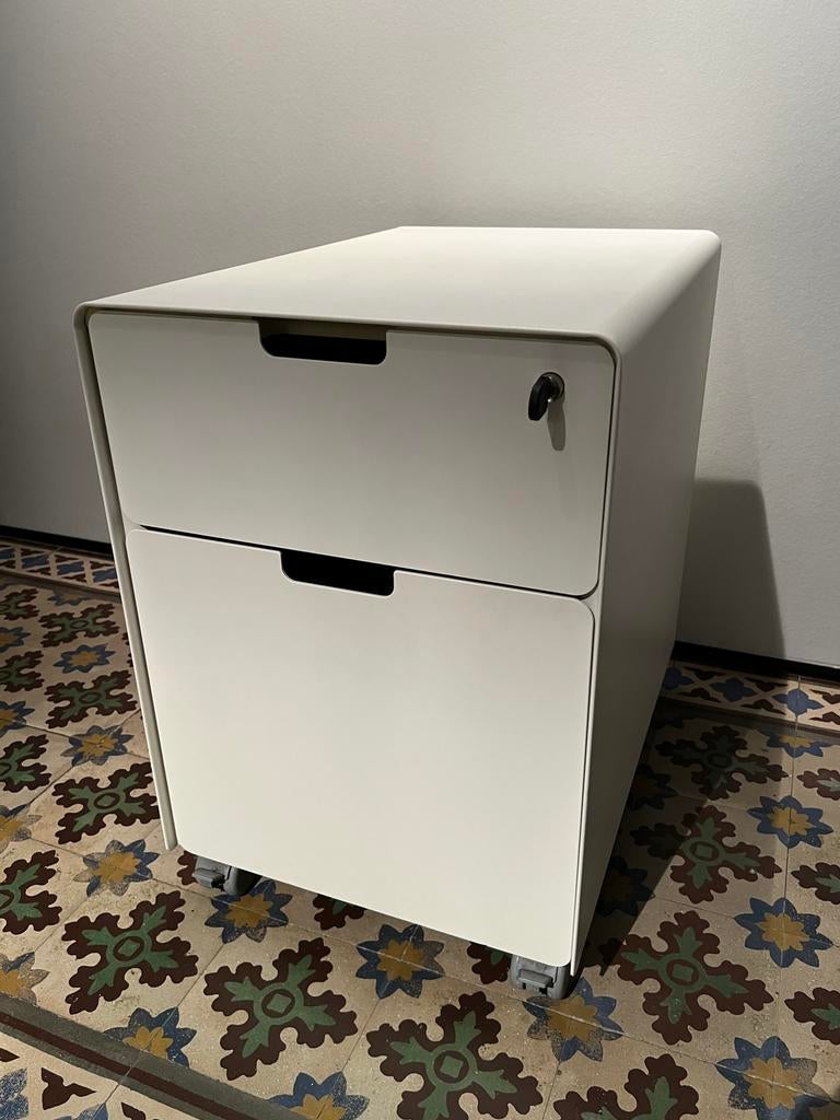 Jasper Morrison Vitra ATM serie 2002 Office Trolley, Ophalen, Minder dan 50 cm, Gebruikt, 1 of 2 laden